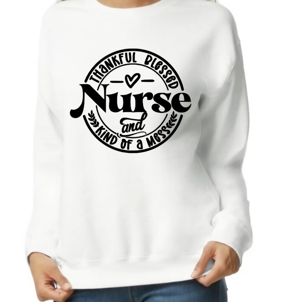 Thankful nurse unisex white